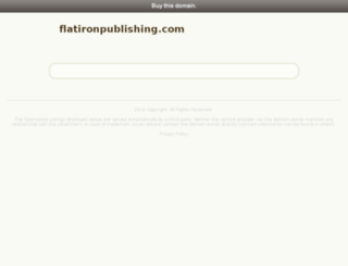 flatironpublishing.com screenshot