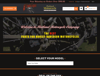 flatlandmotorcyclecompany.com screenshot