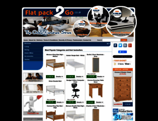 flatpack2go.co.uk screenshot