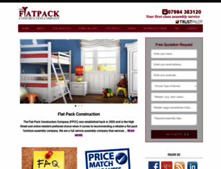 flatpackconstruction.co.uk screenshot