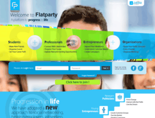 flatparty.com screenshot