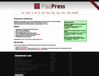 flatpress.org screenshot