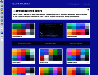 flatuicolors.com screenshot