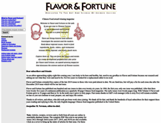 flavorandfortune.com screenshot