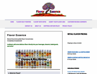 flavoressence.com screenshot