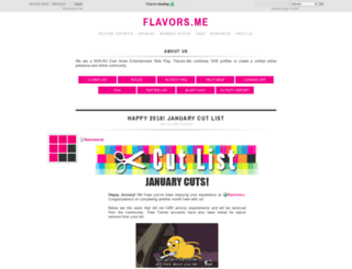 flavorsme.dreamwidth.org screenshot