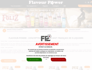 flavour-power.com screenshot