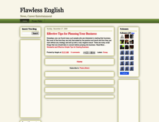 flawlessenglish.blogspot.com screenshot