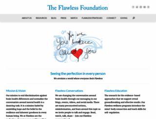 flawlessfoundation.org screenshot