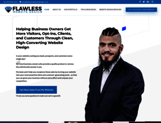 flawlesswebsitedesign.com screenshot