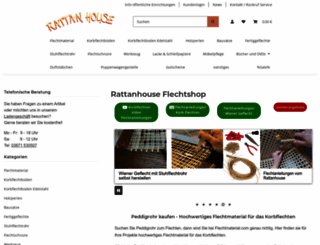 flechtmaterial.com screenshot