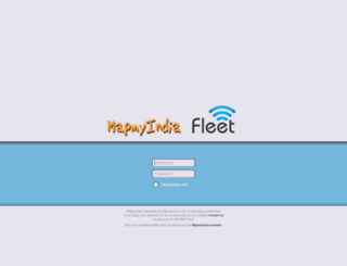 fleet.mapmyindia.com screenshot
