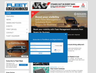 fleetbusiness.com screenshot