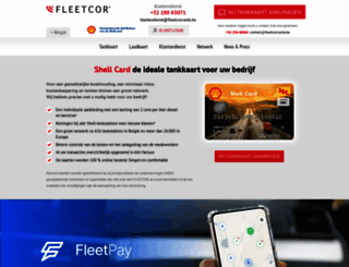 fleetcorcards.be screenshot