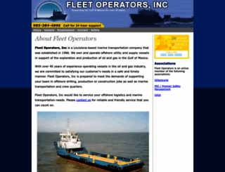 fleetoperators.com screenshot