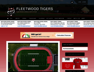 fleetwoodtigers.org screenshot