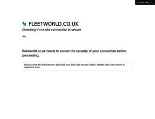 fleetworld.co.uk screenshot