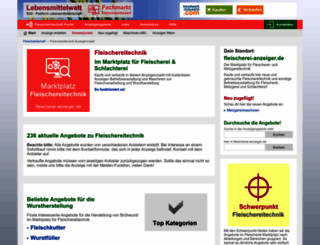 fleischerei-anzeiger.de screenshot