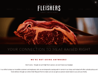 fleishers.foxycart.com screenshot