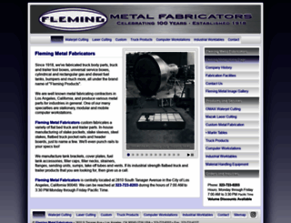 flemingmetal.com screenshot