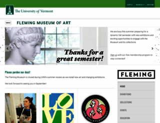 flemingmuseum.org screenshot