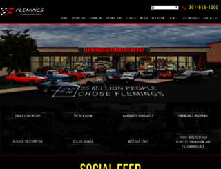 flemingsultimategarage.com screenshot