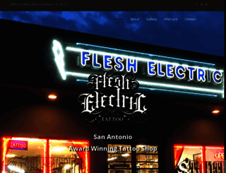 fleshelectricstudio.com screenshot