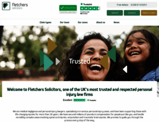 fletcherssolicitors.co.uk screenshot
