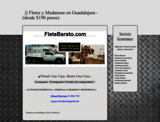 fletebarato.com screenshot