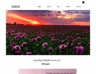 fleurfragrances.com screenshot