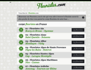 fleuristes.com screenshot