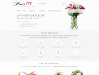 fleurs-247.fr screenshot