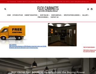 flexcabinets.com screenshot