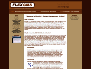flexcms.com screenshot