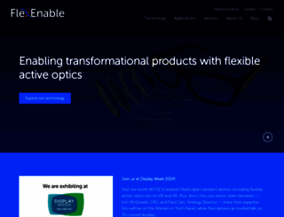 flexenable.com screenshot