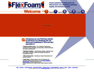 flexfoam.com.au screenshot
