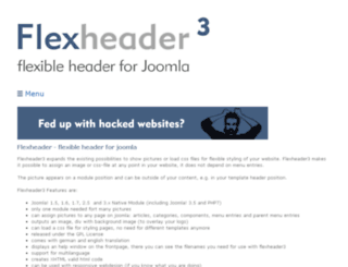 flexheader.net screenshot