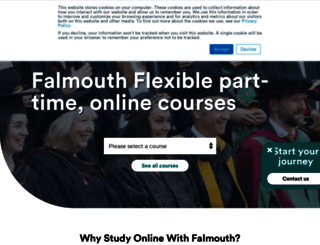 flexible.falmouth.ac.uk screenshot