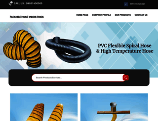 flexiblehoseindustries.com screenshot