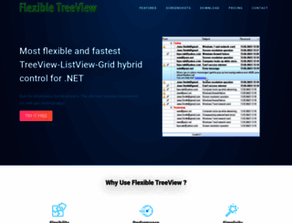 flexibletreeview.com screenshot