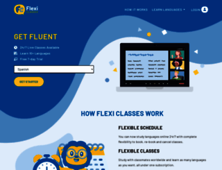 flexiclasses.com screenshot