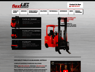 flexilift.com.au screenshot