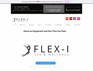 flexispaandwellness.com screenshot