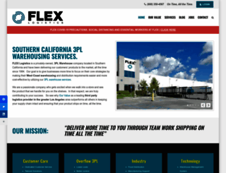 flexlogistics.com screenshot