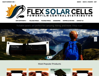 flexsolarcells.com screenshot
