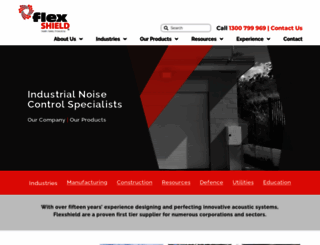 flexsoundproofing.com.au screenshot