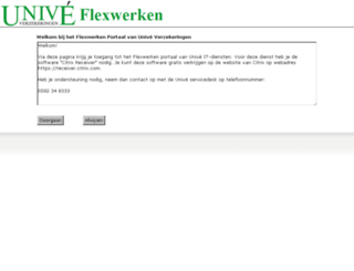 flexwerken.unive.nl screenshot