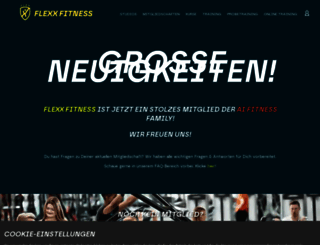 flexx-fitness.de screenshot