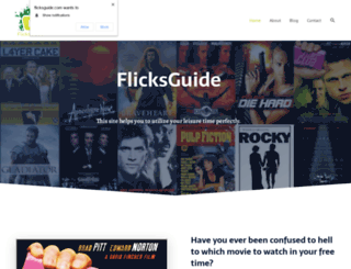 flicksguide.com screenshot