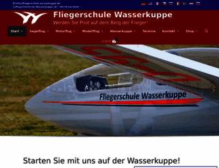fliegerschule-wasserkuppe.de screenshot